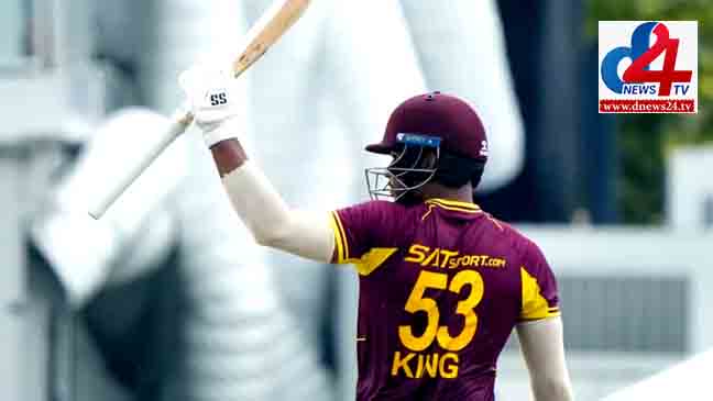 King, Carty slam tons as WI thrash England